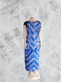 Adire Dungarees gown